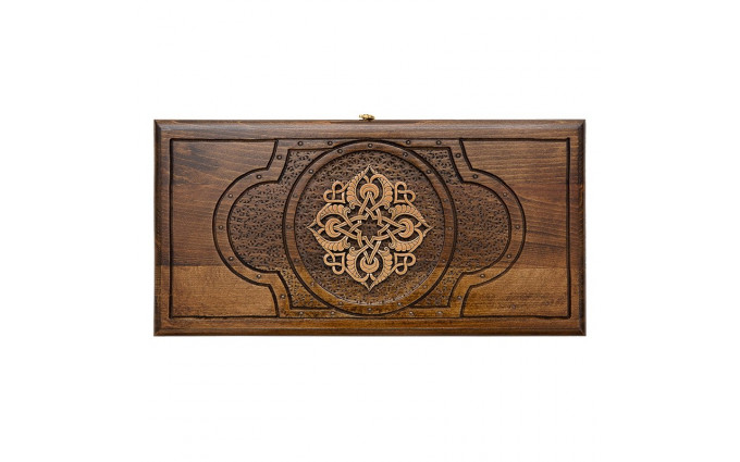 Нарды резные "Золотой Узор 1" 30 Нарды резные "Золотой Узор 1" 30